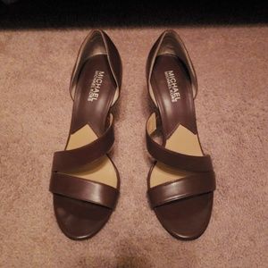 Michael Kors Brown Sandle Pump